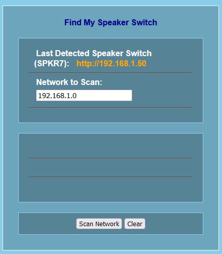 Find My Speaker Switch