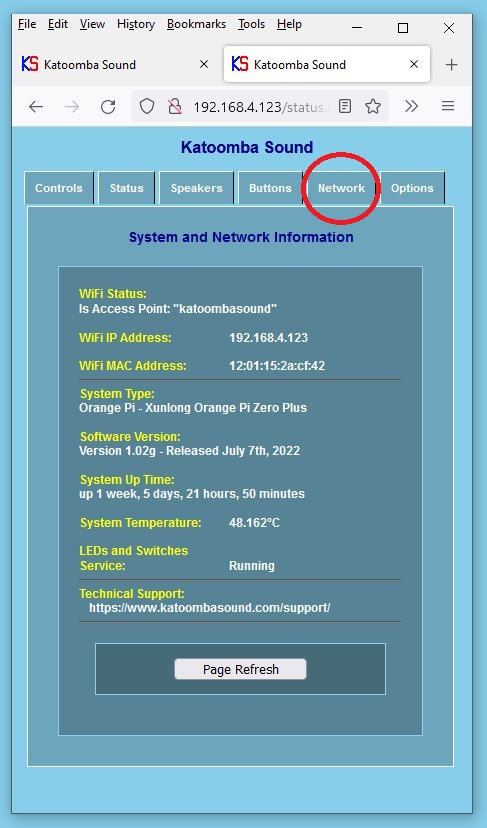 Status Page