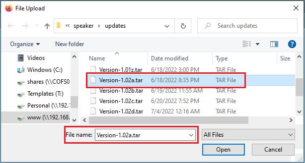Browse for File to Download